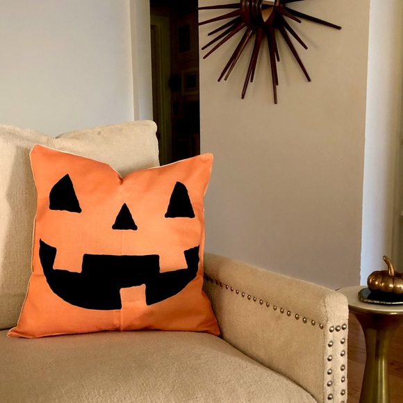Other - Jack-O-Lantern Pillow + Insert